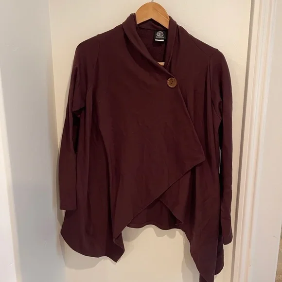 My maroon, button cardigan - Picture 1 of 2